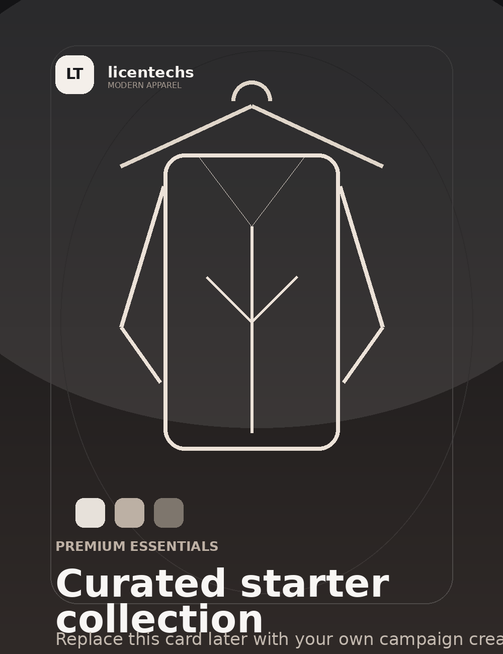 LicenTechs curated clothing lookbook card