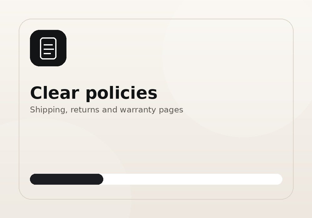 Clear policies illustration