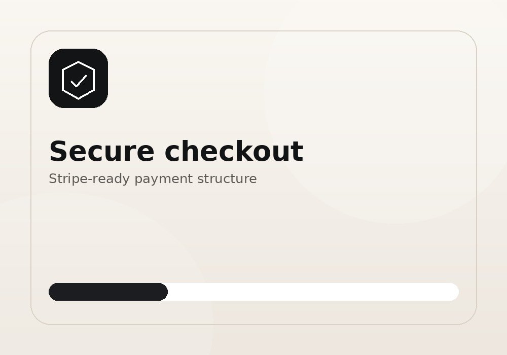 Secure checkout illustration