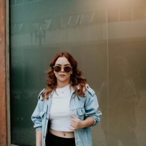 Denim Utility Jacket - Light Blue